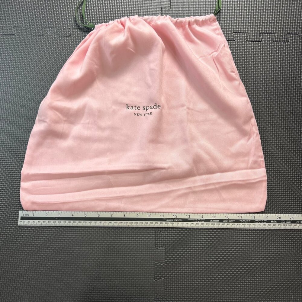 Kate Spade Pink Dust Bag Drawstring 20"x16" Storage Pouch For Handbag Accessorie - Picture 4 of 5
